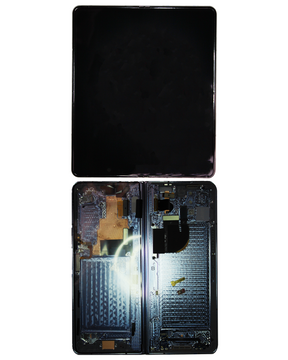 Inner OLED Assembly With Frame Replacement Compatible For Samsung Galaxy Z Fold 5 5G (US & International) (Service Pack) (Icy Blue)