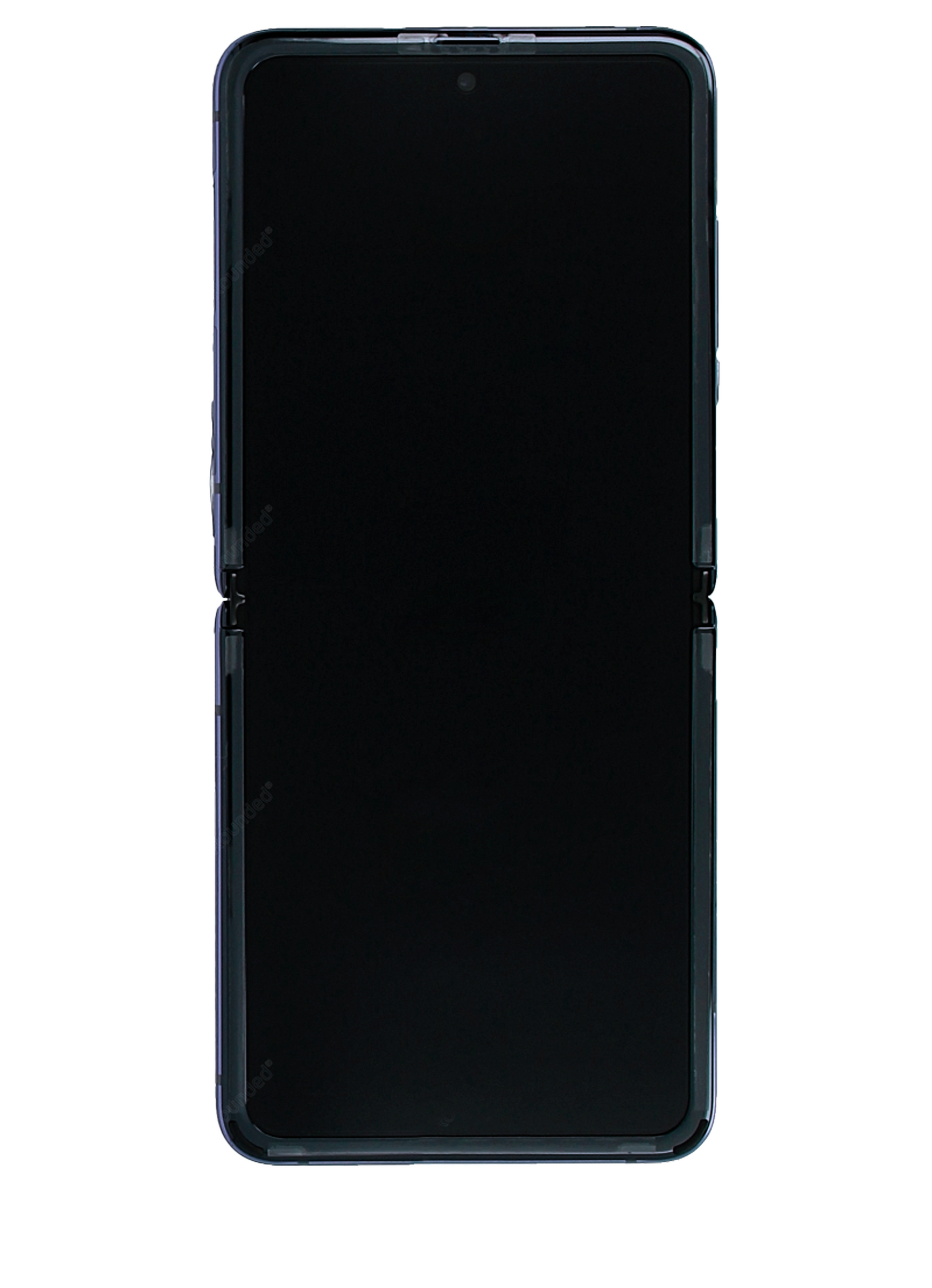 Inner OLED Assembly With Frame Compatible For Samsung Galaxy Z Flip 4G (F700) / Z Flip 5G (F707) (Service Pack) (Mirror Purple)