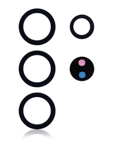 Replacement Back Camera Lens (Glass Only) With Adhesive Compatible For Samsung Galaxy S24 Ultra 5G (4 Piece Set) (All Colors )