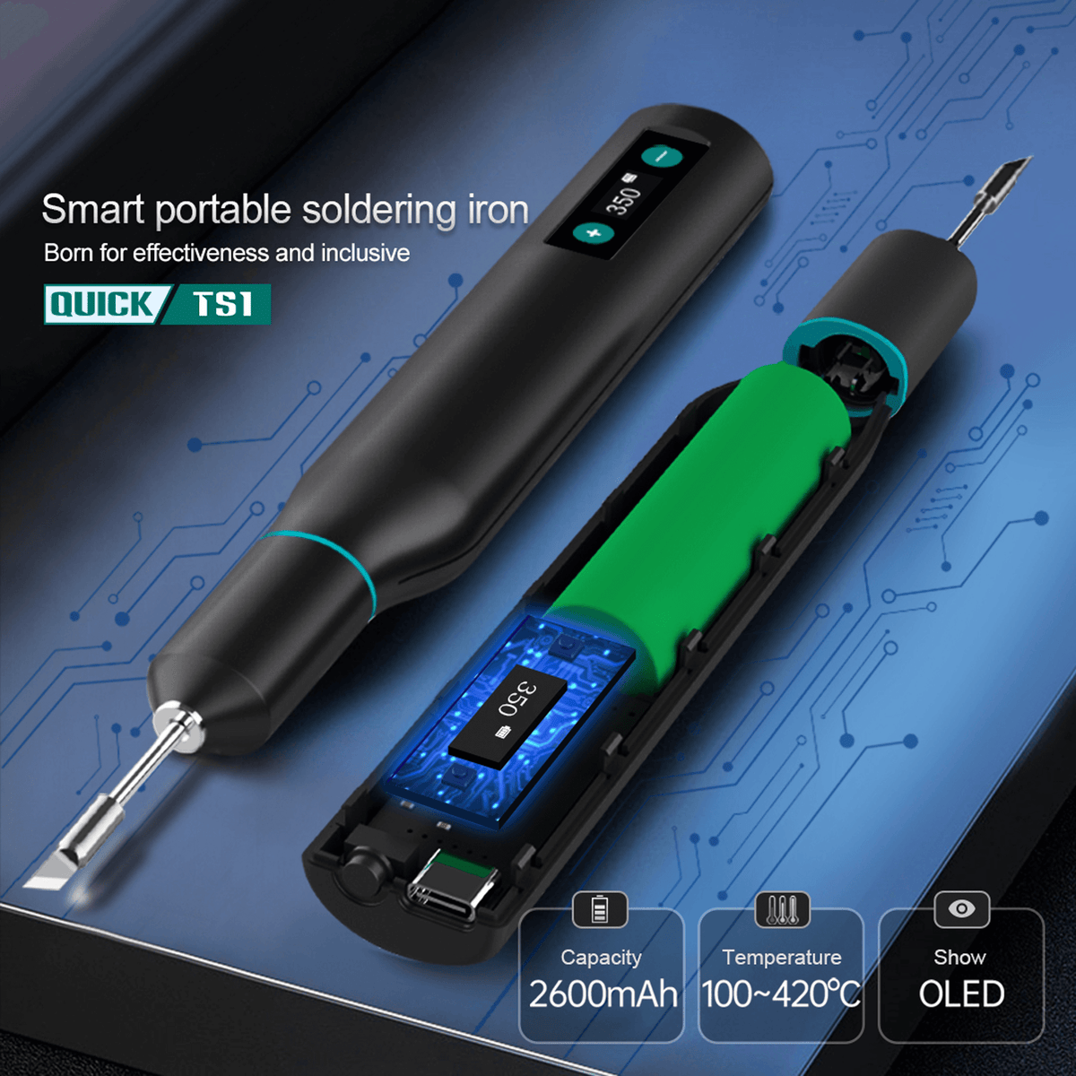 TS1 Smart Portable Soldering Iron (Quick)