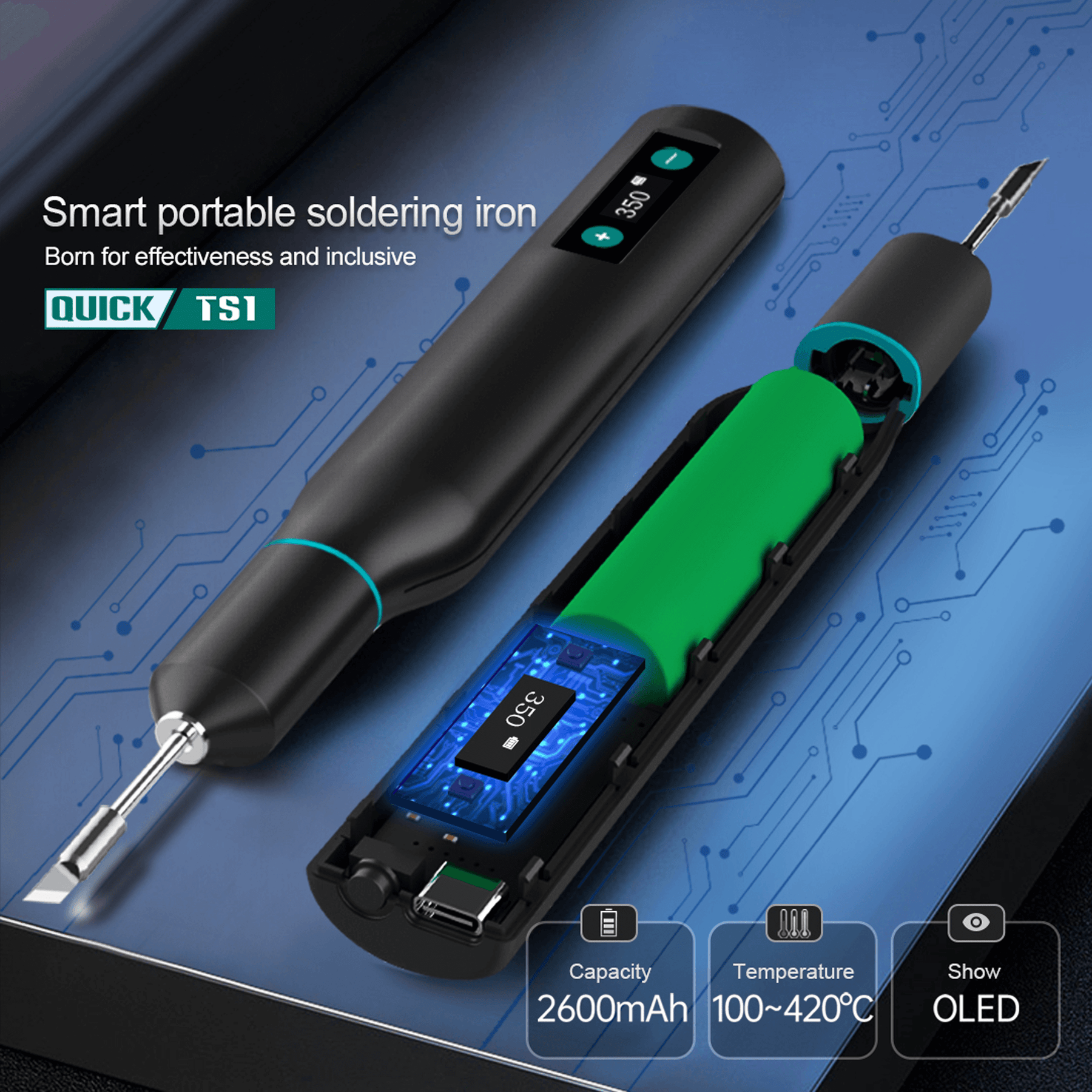 TS1 Smart Portable Soldering Iron (Quick)