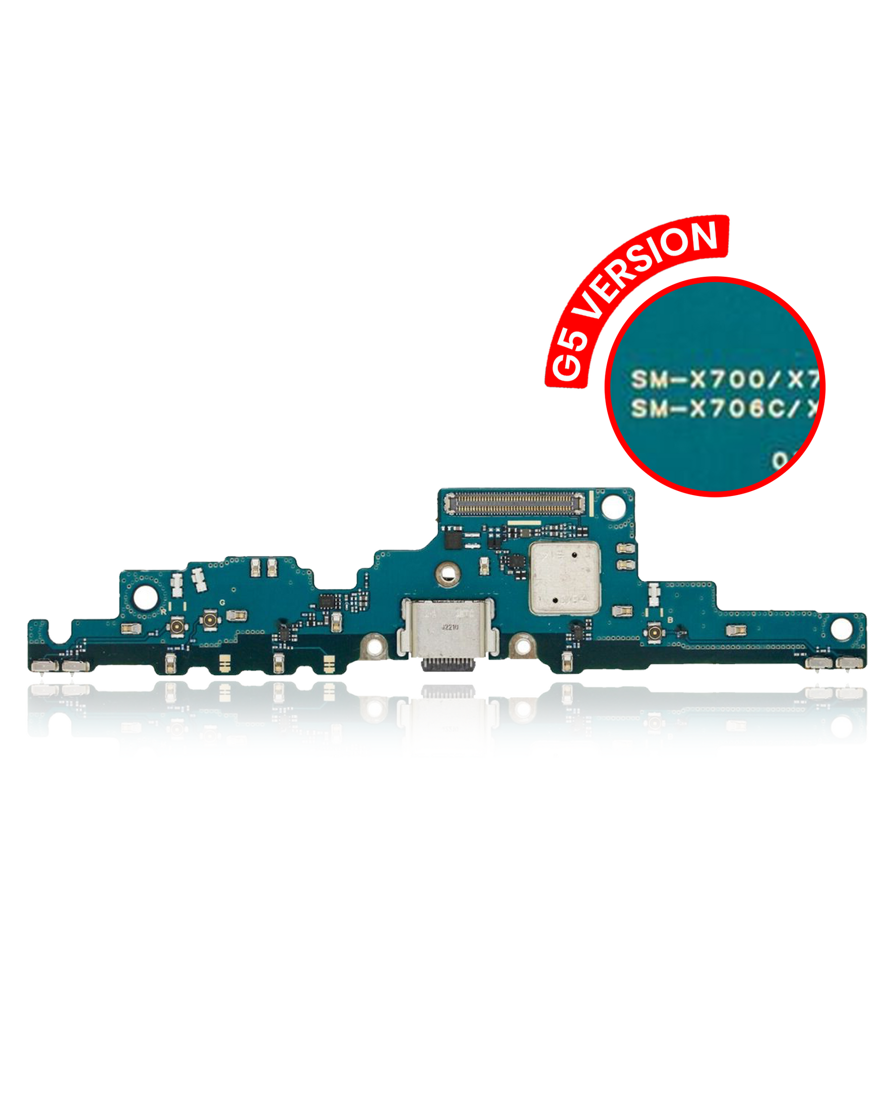 Charging Port With Board Compatible For Samsung Galaxy Tab S8 (X700 / X706) (2022) (5G Version) (Premium)