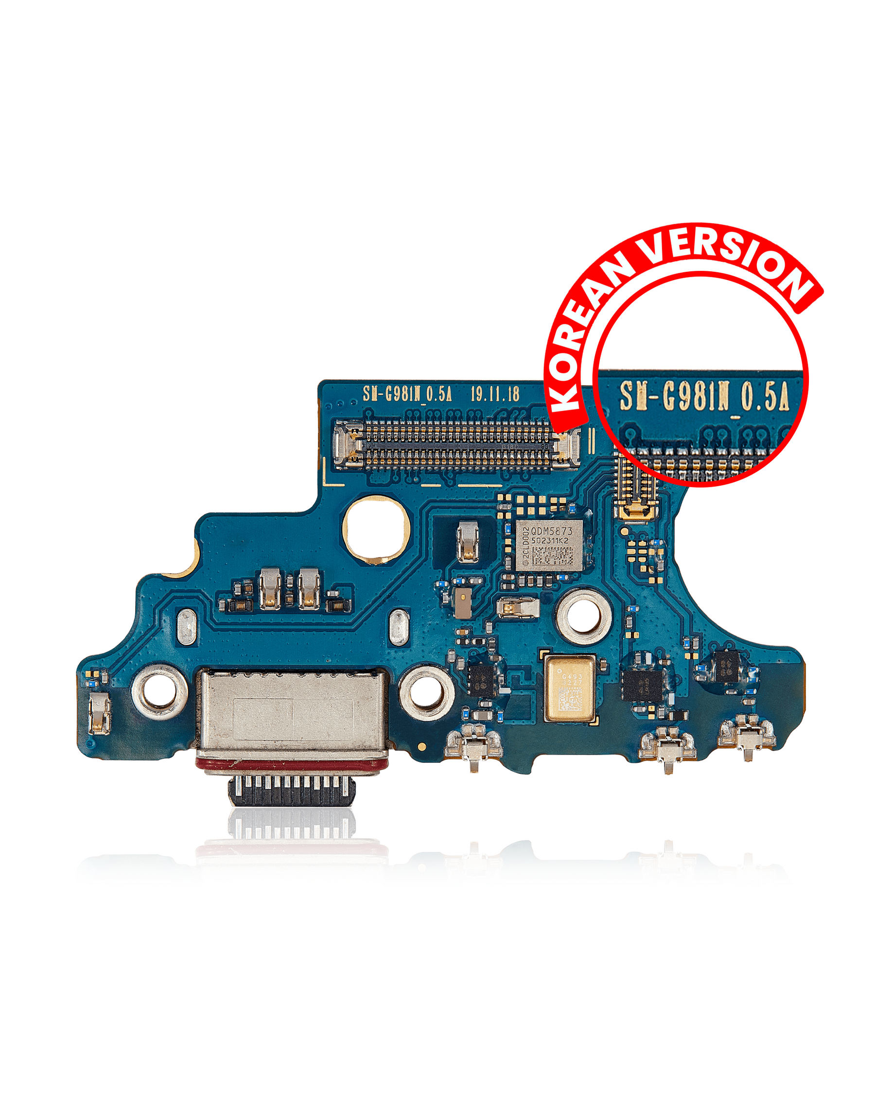 Charging Port With Board Compatible For Samsung Galaxy S20 Replacement  (Korean Version) (Premium)