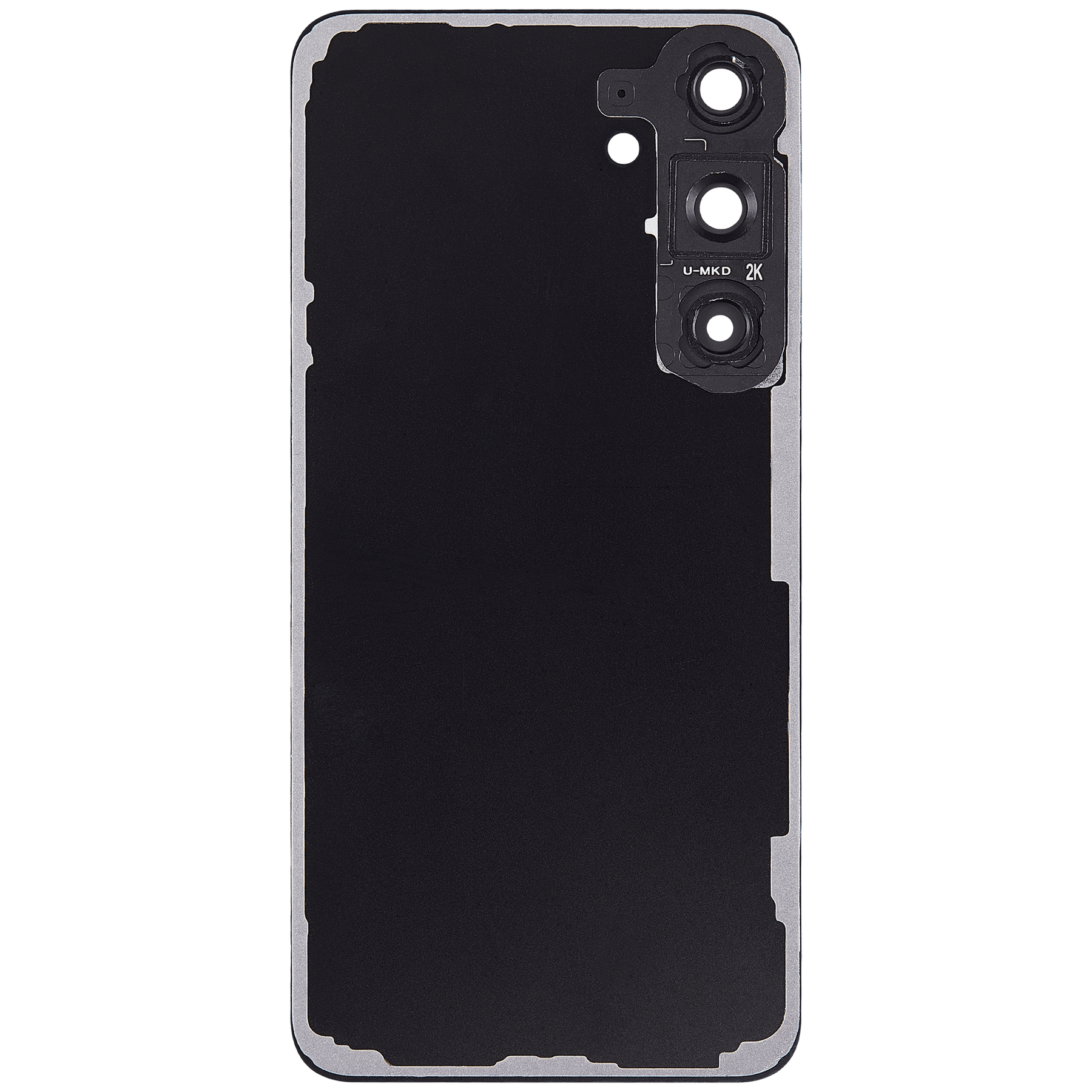 Back Cover Glass With Camera Lens Compatible For Samsung Galaxy S24 Plus 5G Replacement(No Logo) (Aftermarket Plus) (Onyx Black)