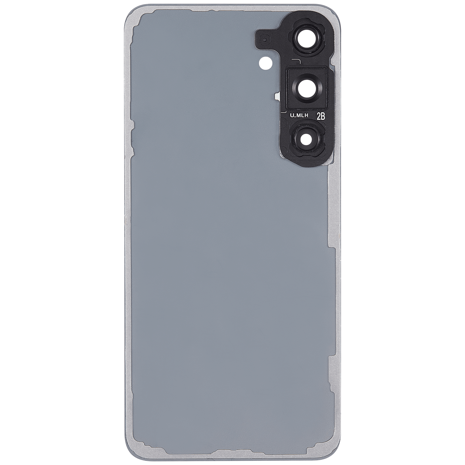 Replacement Back Cover Glass With Camera Lens Compatible For Samsung Galaxy S24 Plus 5G (No Logo) (Aftermarket Plus) (Marble Gray)