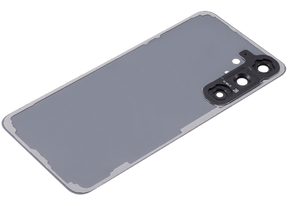 Replacement Back Cover Glass With Camera Lens Compatible For Samsung Galaxy S24 Plus 5G (No Logo) (Aftermarket Plus) (Marble Gray)