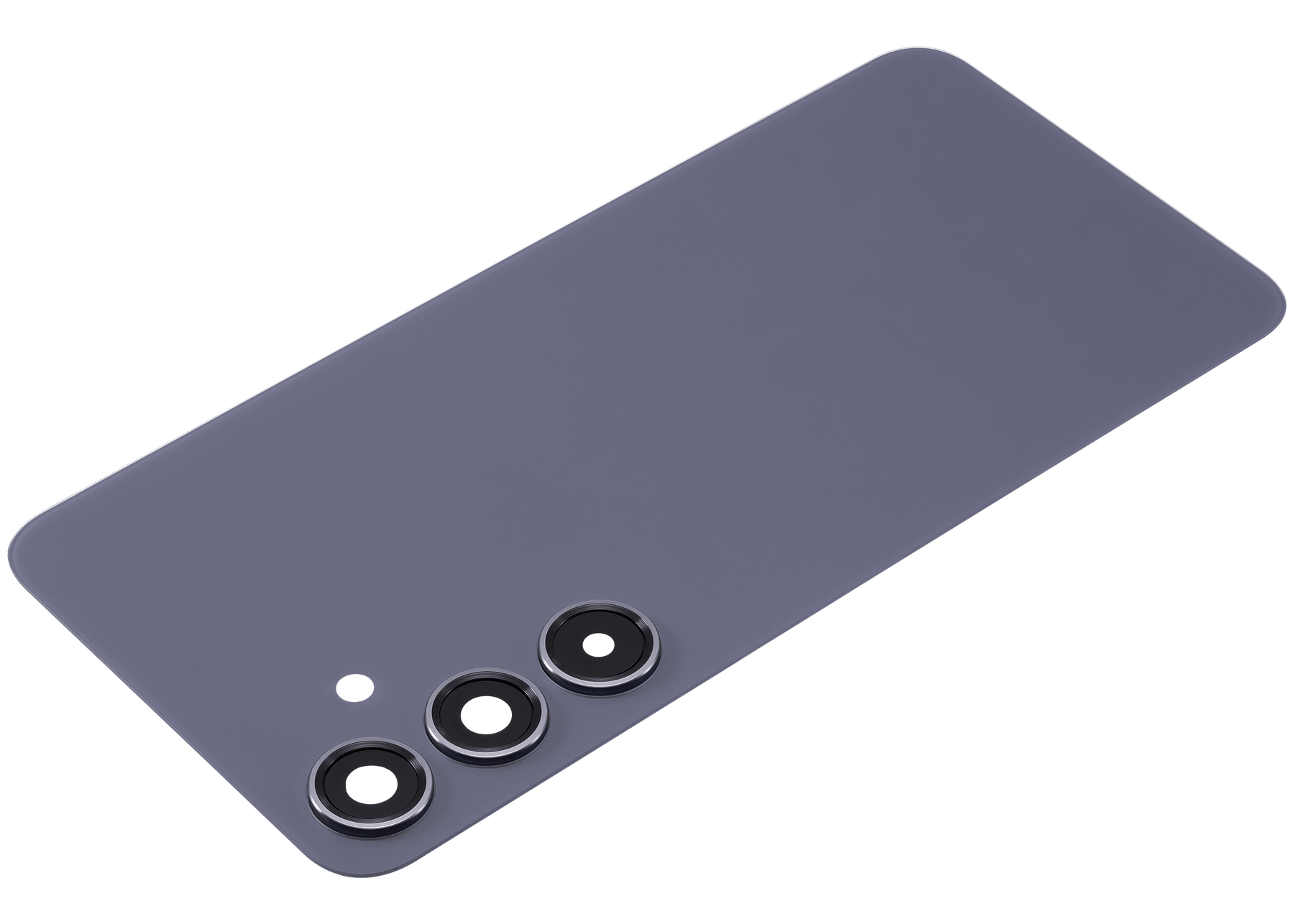 Replacement Back Cover Glass With Camera Lens Compatible For Samsung Galaxy S24 Plus 5G (No Logo) (Aftermarket Plus) (Cobalt Violet)