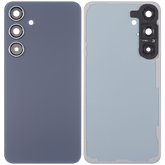 Replacement Back Cover Glass With Camera Lens Compatible For Samsung Galaxy S24 Plus 5G (No Logo) (Aftermarket Plus) (Cobalt Violet)