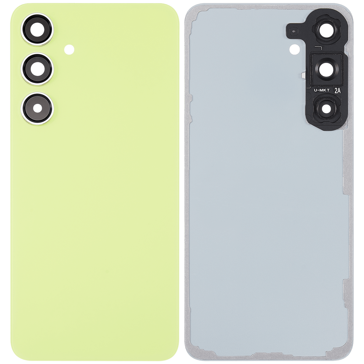 Back Cover Glass  With Camera Lens Compatible For Samsung Galaxy S24 Plus 5G Replacement (No Logo) (Aftermarket Plus) (Jade Green)