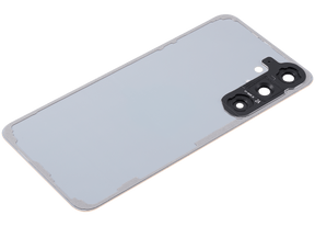 Replacement  Back Cover Glass With Camera Lens Compatible For Samsung Galaxy S24 Plus 5G (No Logo) (Aftermarket Plus) (Sandstone Orange)