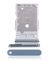 Single Sim Card Tray Replacement Compatible For Samsung Galaxy S24 5G / S24 Plus 5G (Sapphire Blue)