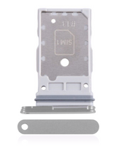 Single Sim Card Tray Replacement Compatible For Samsung Galaxy S24 5G / S24 Plus 5G (Marble Gray)
