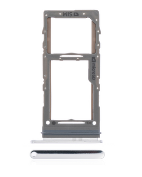 Single Sim Card Tray Compatible For Samsung Galaxy S20 / S20 Plus / S20 Ultra 5G Replacement by Macfactory.Store (Cloud White)