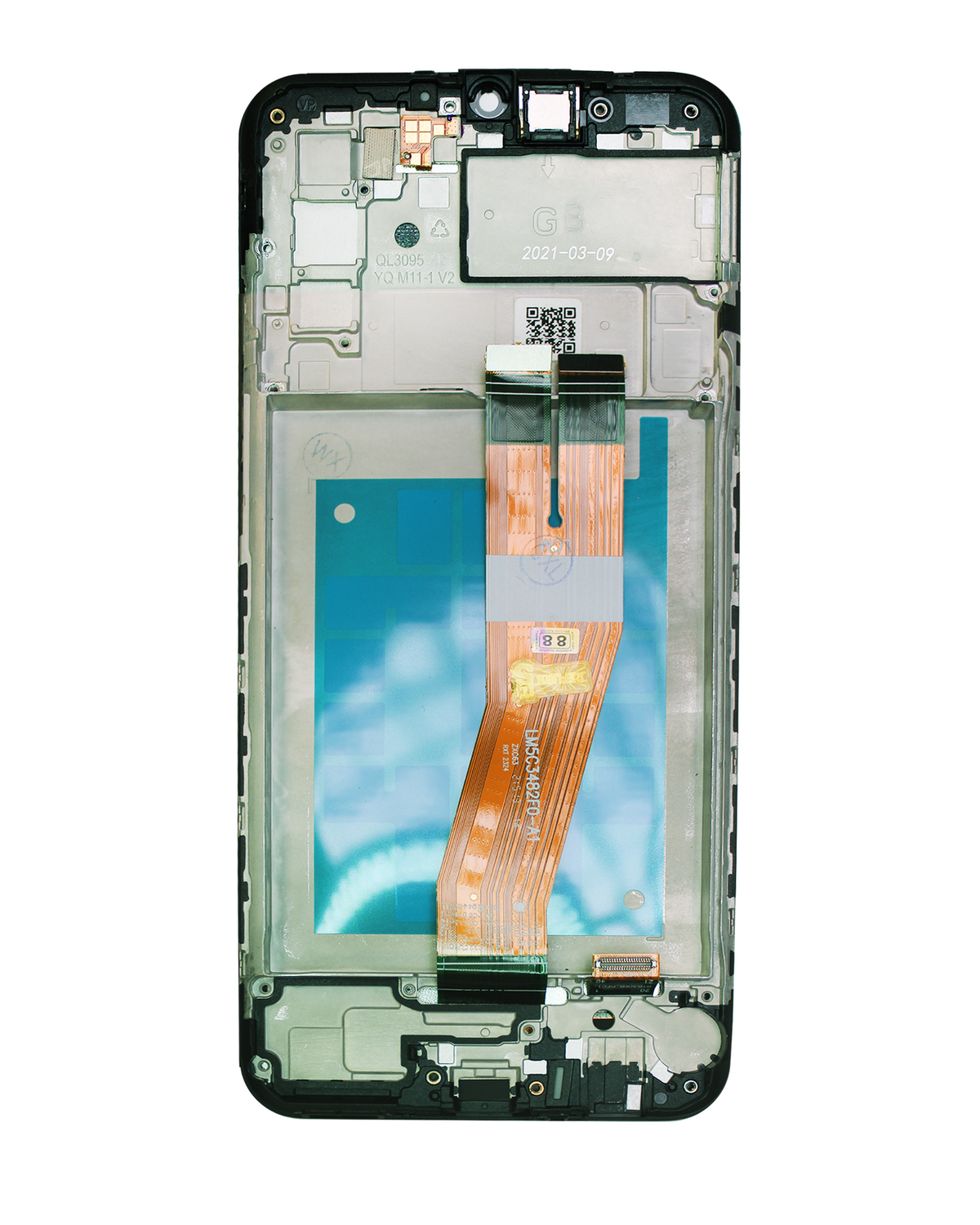 LCD Assembly With Frame Compatible For Samsung Galaxy A02S (A025F / 2020) (International Version) (Refurbished) (All Colors)