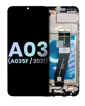 LCD Assembly With Frame Compatible For Samsung Galaxy A03 (A035F / 2021) (Service Pack) (All Colors)