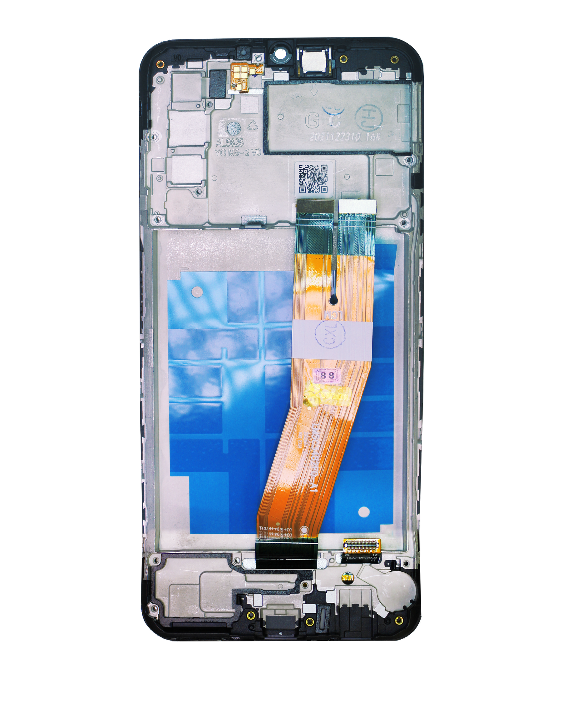 LCD Assembly With Frame Compatible For Samsung Galaxy A03s (A037F / 2021) (Dual Sim) (Micro USB Frame) (Refurbished) (All Color)