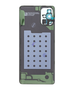 Replacement Back Cover Glass With Camera Lens Compatible For Samsung Galaxy A71 (A715 / 2020) (Service Pack) (Prism Crush Blue)