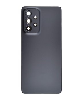 Replacement Back Cover Glass With Camera Lens Compatible For Samsung Galaxy A53 5G by macfactory.in(A536 / 2022) (Service Pack) (Black)