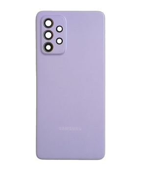Replacement Back Cover Glass With Camera Lens Compatible For Samsung Galaxy A52s (A528 / 2021) (Service Pack) (Awesome Violet)