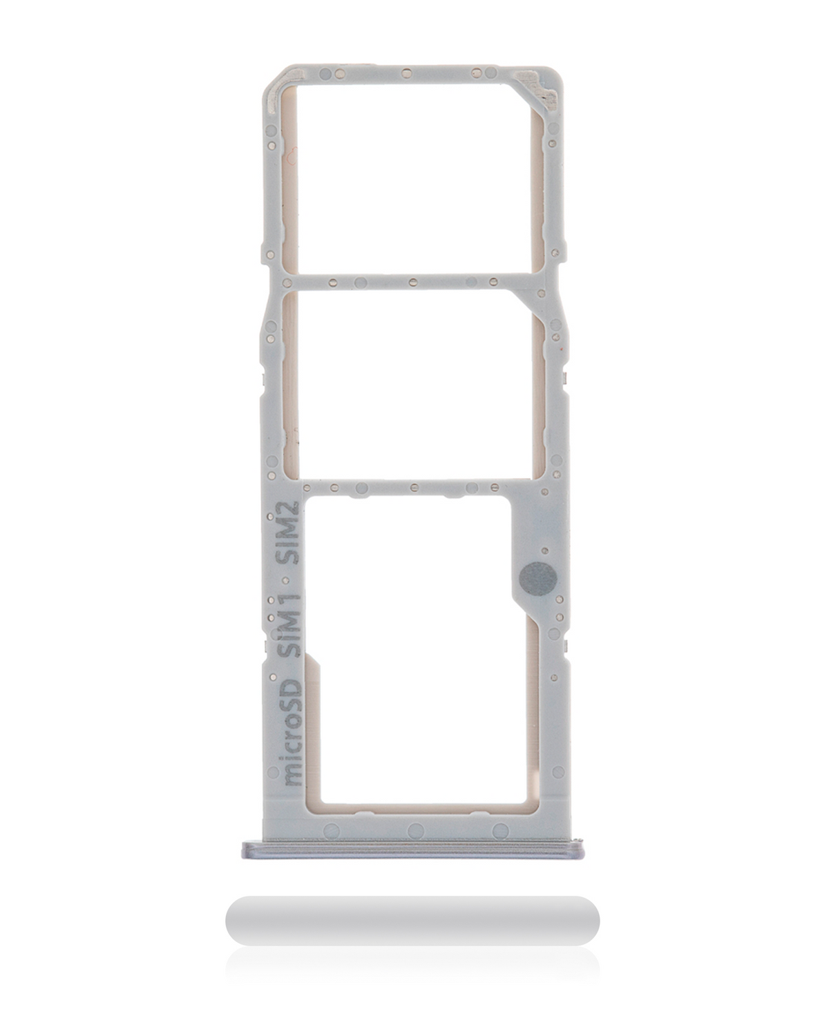 Dual Sim Card Tray Replacement  Compatible For Samsung Galaxy A51 4G (A515 / 2019) (Prism Crush White)