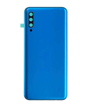 Back Cover Glass With Camera Lens Compatible For Samsung Galaxy A50 (A505 / 2019) (Service Pack) (Blue)