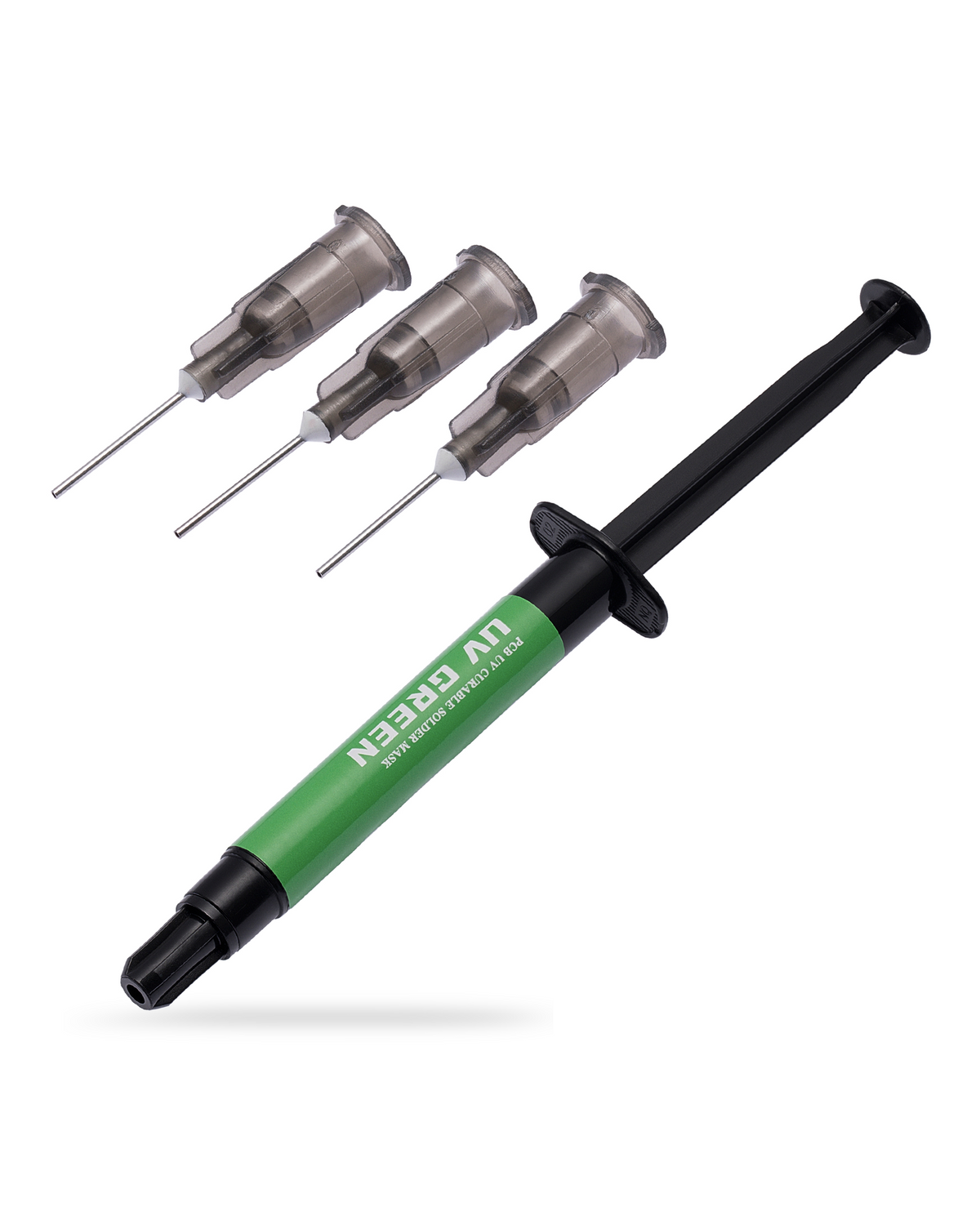 PCB UV Green Curable Solder Mask With 3pcs 6mm Super Thin Needles (2UUL)
