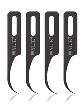 Scalpel blade - Side Glue Removal (Wylie WL-365E Model-C) (4 Piece Set)