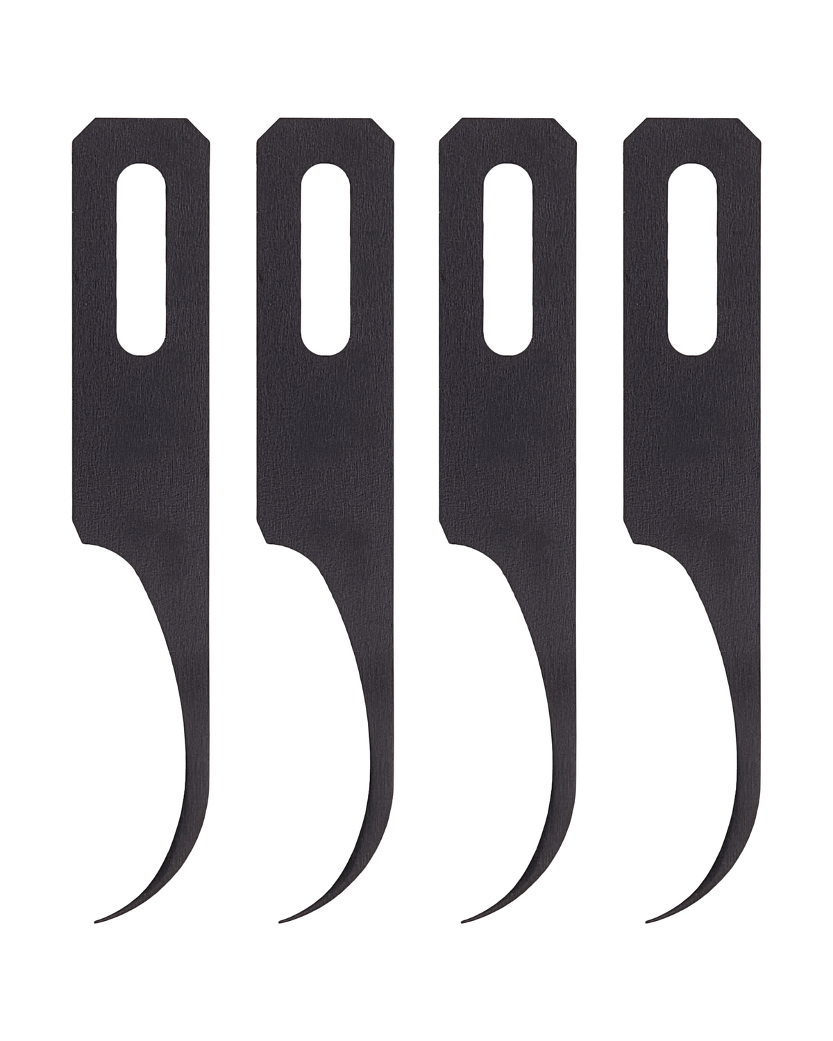 Scalpel blade - Side Glue Removal (Wylie WL-365E Model-C) (4 Piece Set)