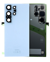 Back Cover Glass Replacement  With Camera Lens Compatible For Samsung Galaxy S24 Ultra  (Service Pack) (Sapphire Blue)