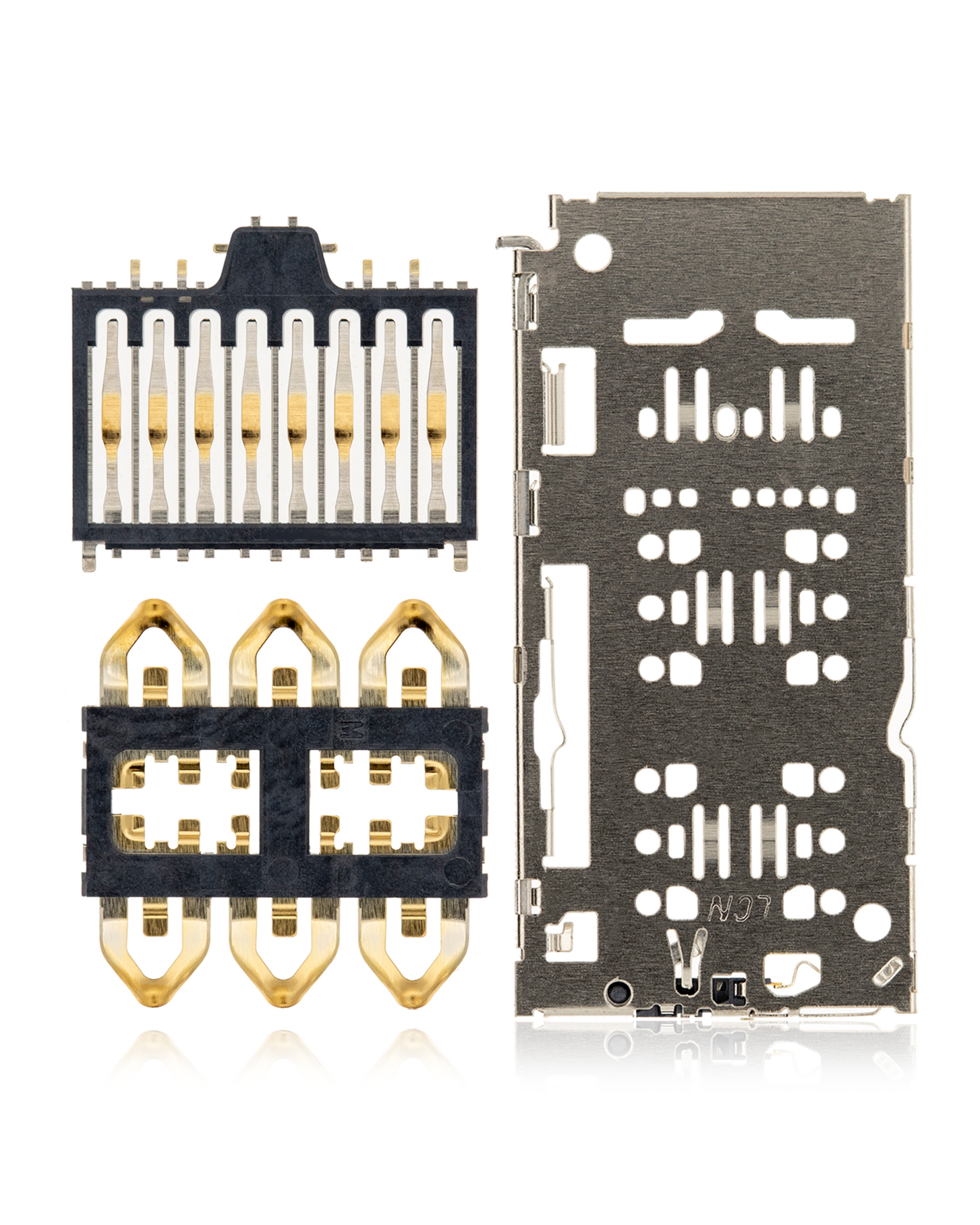 Replacement Sim Card Reader Compatible For Samsung Galaxy A10 (A105) / A20 (A205) / A30 (A305) / A50 (A505) / A51 (A515) / A70 (A705) / A9 (A920) / TCL 30 SE / Xiaomi Redmi Note 7 / Note 8 / Note 9 / Redmi Note 11 4G (Global Version)