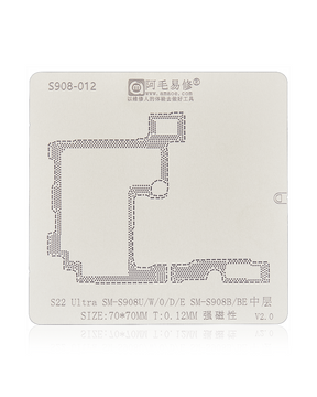 Replacement Reballing Stencil For Motherboard Middle Layer Compatible For Samsung Galaxy S22 Ultra by MacFactory.Store(Amaoe)