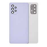 Replacement Back Cover Glass With Camera Lens Compatible For Samsung Galaxy A72 (A725 / 2021) (Service Pack) (Violet)
