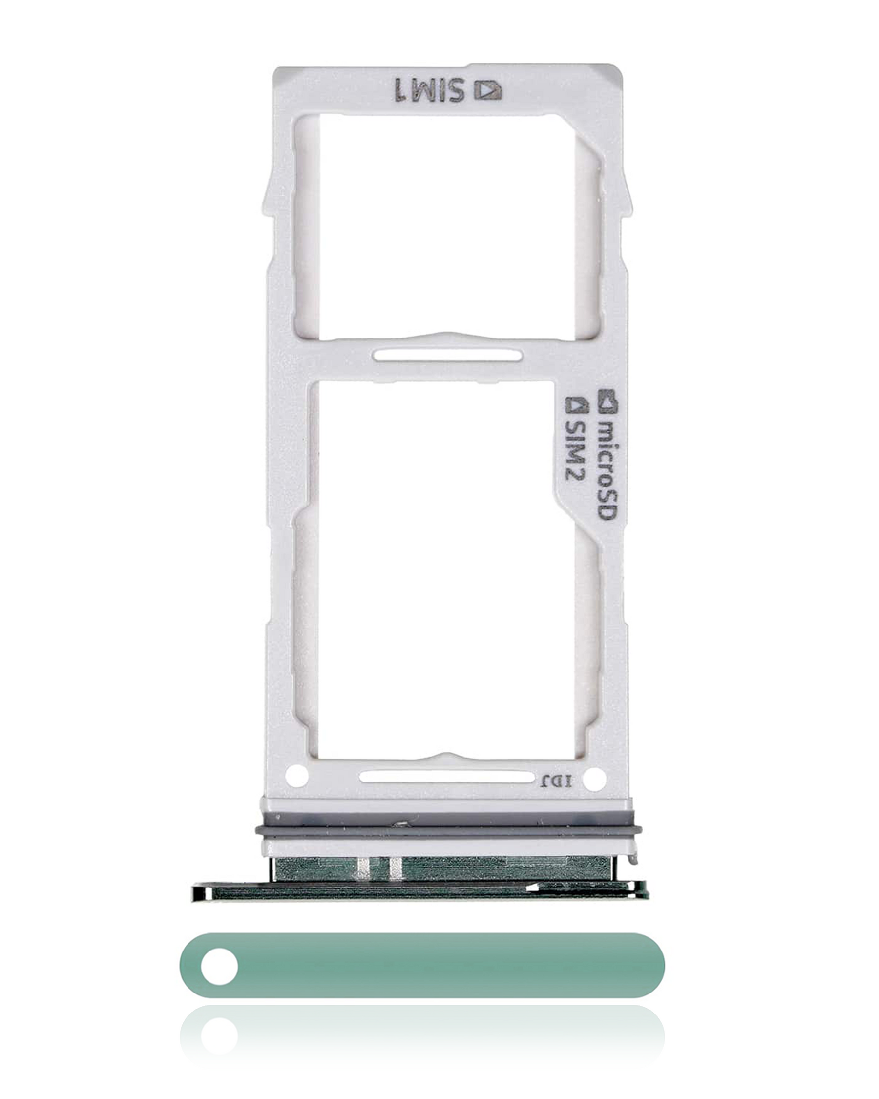 Replacement Dual Sim Card Tray Compatible For Samsung Galaxy S10 / S10 Plus / S10E (Prism Green)