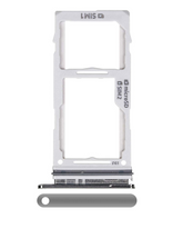Single Sim Card Tray Compatible For Samsung Galaxy S10 / S10 Plus / S10E Replacement (Prism White)