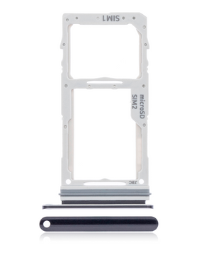 Replacement Dual Sim Card Tray Compatible For Samsung Galaxy S10 Lite (Prism Black)