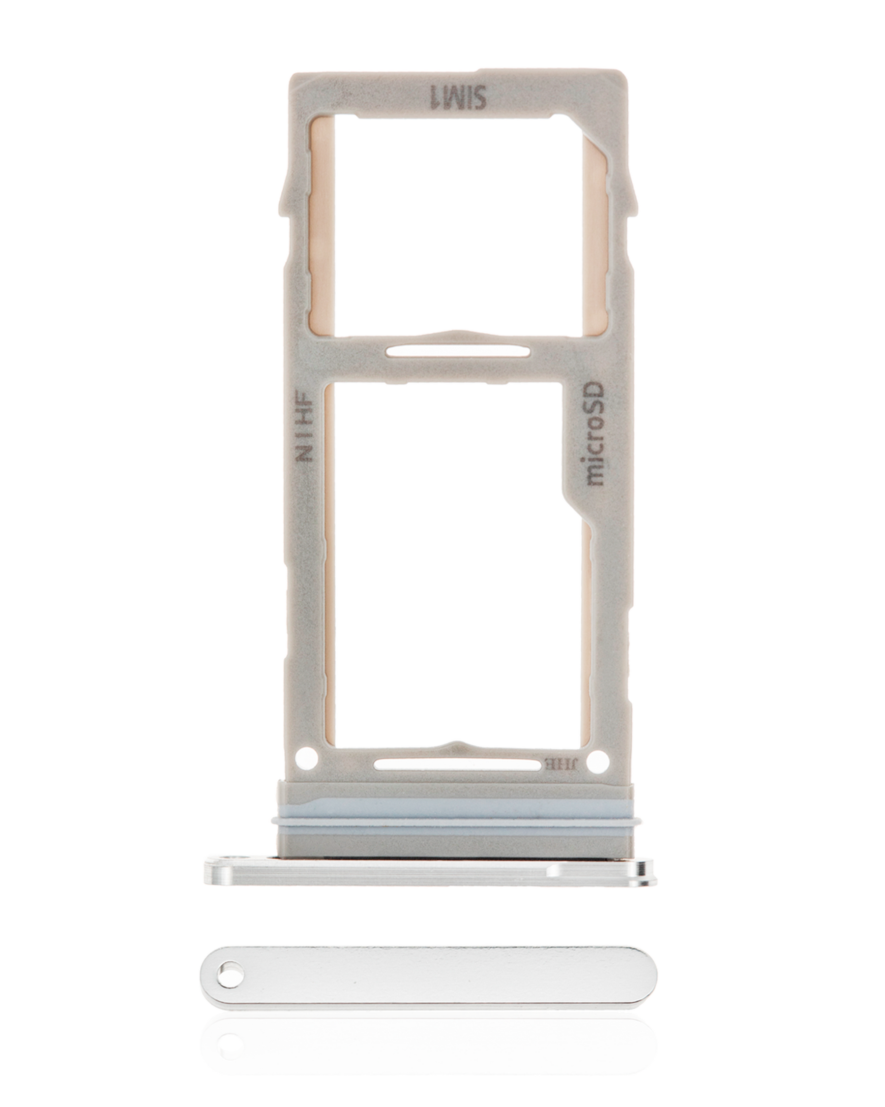 Single Sim Card Tray Compatible For Samsung Galaxy Note 20 Ultra 5G Replacement (Mystic White)