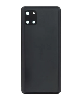Replacement Back Cover Glass With Camera Lens Compatible For Samsung Galaxy Note 10 Lite (Service Pack) (Aura Black)