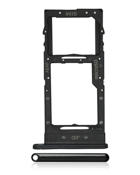 Replacement Single Sim Card Tray Compatible For Samsung Galaxy A51 5G (A516 / 2020) (Prism Cube Black)