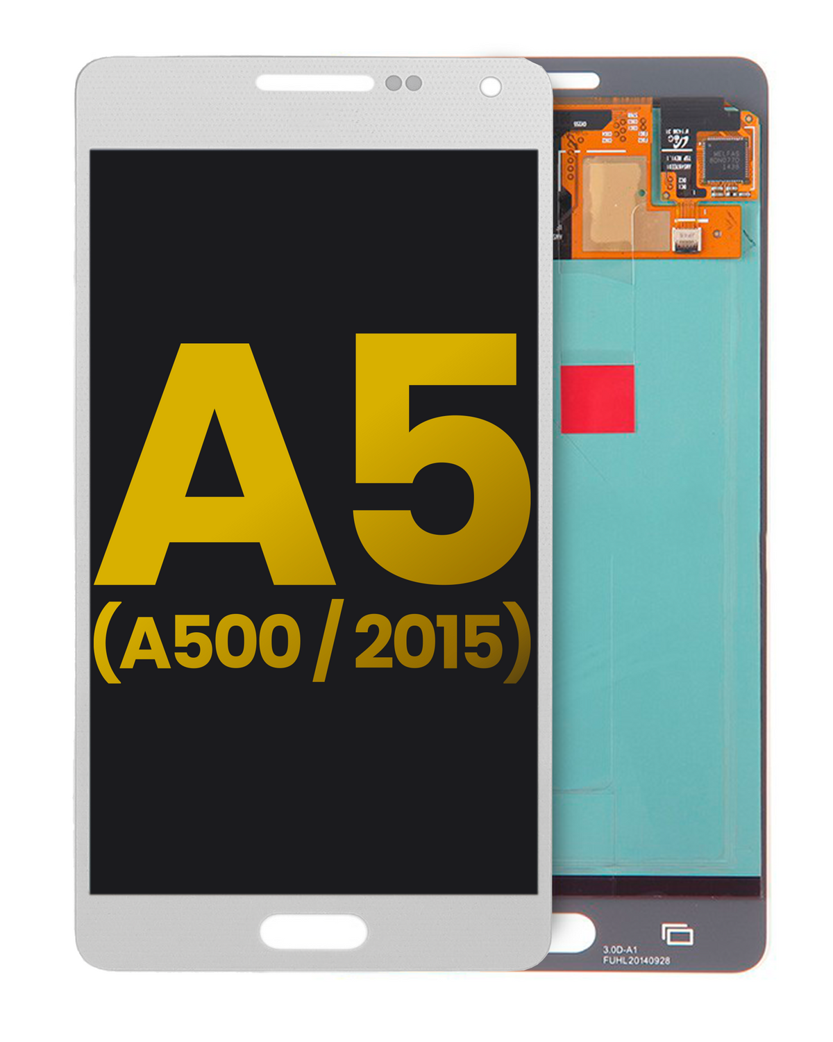 LCD Assembly Without Frame Compatible For Samsung A5 (A500 / 2015) (White)