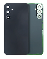 Back Cover Glass With Camera Lens Compatible For Samsung Galaxy A34 5G (A346 / 2023) (Service Pack) (Black)