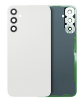 Back Cover Glass With Camera Lens Compatible For Samsung Galaxy A34 5G (A346 / 2023) (Service Pack) (Silver)