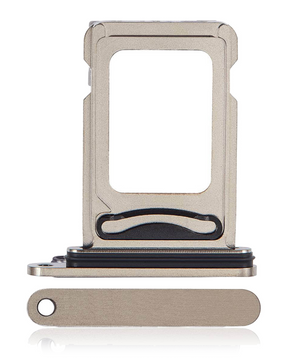 Dual Sim Card Tray Compatible For iPhone 15 Pro / 15 Pro Max (Natural Titanium)