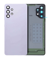 Back Cover Glass With Camera Lens Compatible For Samsung Galaxy A32 4G (A325 / 2021) (Service Pack) (Awesome Violet)