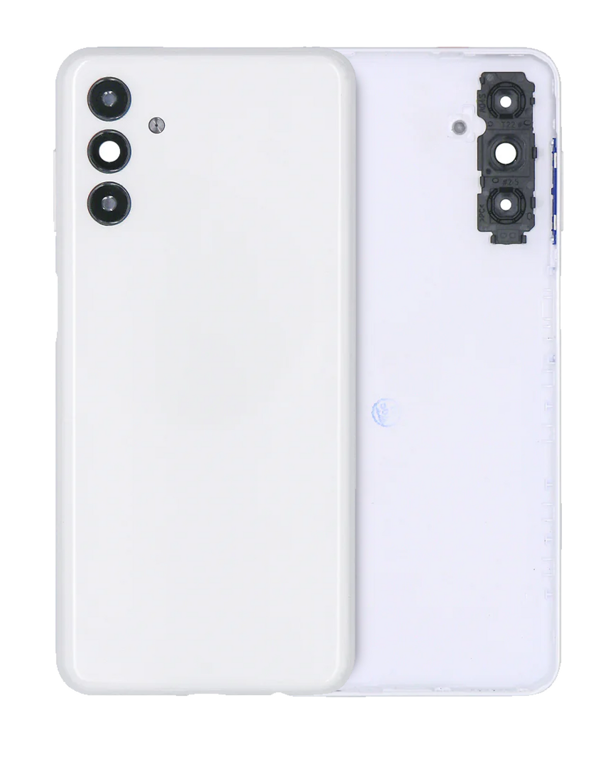 Back Cover Glass With Camera Lens Compatible For Samsung Galaxy A04s (A047 / 2022) (Service Pack) (White)