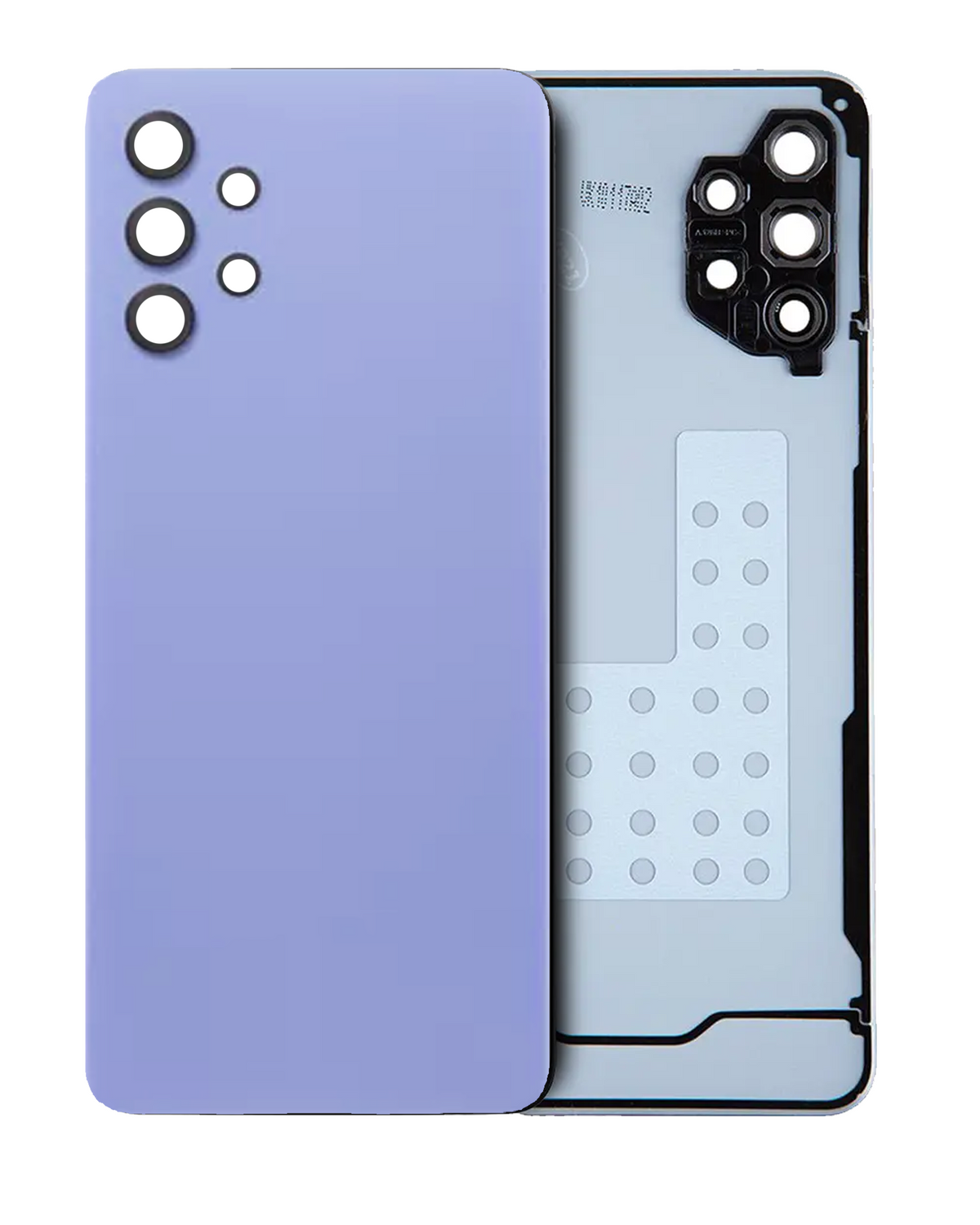Back Cover Glass With Camera Lens Compatible For Samsung Galaxy A32 5G (A326 / 2021) (Service Pack) (Awesome Violet)