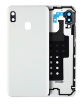 Back Cover Glass With Camera Lens Compatible For Samsung Galaxy A20E (A202 / 2019) (Service Pack) (White)