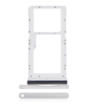 Sim Card Tray Replacement  Compatible For Samsung Galaxy Tab A7 10.4" (T505 / 2020) (Silver)