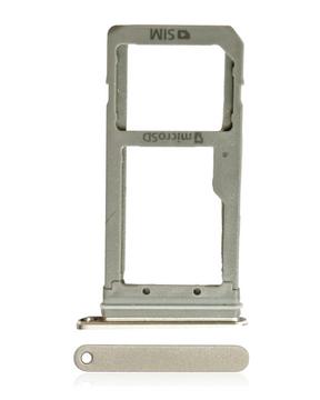 Single Sim Card Tray Compatible For Samsung Galaxy S7 Replacement  (Gold Platinum)