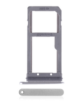 Single Sim Card Tray Replacement Compatible For Samsung Galaxy S7 (Silver)