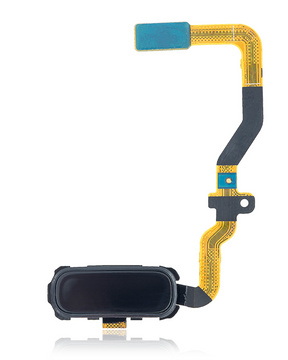 Home Button With Flex Compatible For Samsung Galaxy S7 Replacement (Black Onyx)